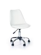Fotele i krzesła biurowe - Coco Fotel Młodzieżowy Biały - miniaturka - grafika 1