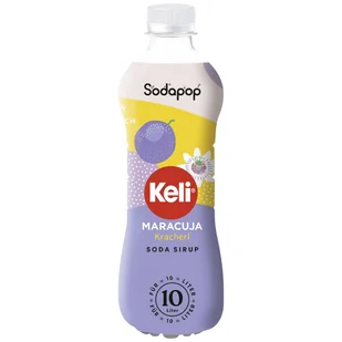 SYROP SODAPOP SODA KELI MARAKUJA 500ML KONCENTRAT DO SATURATORA WODY - Syropy i koncentraty owocowe - miniaturka - grafika 1