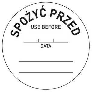 Hendi Nowość Naklejki Food Safety "Spożyć przed" wielorazowe 850145 850145 - Akcesoria gastronomiczne - miniaturka - grafika 2