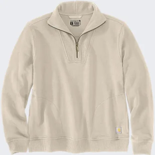 Bluza Carhartt Tencel Fiber HalfZip Oat Milk - Bluzy męskie - miniaturka - grafika 1