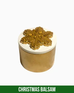 Świeca Sojowa Śnieżynka - 100 ml - Zapach Christmas Balsam - Świece - miniaturka - grafika 1
