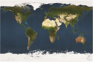 PODKŁADKA POD MYSZ Z Nadrukiem 22x18cm Polityczna Mapa Świata Tekst Prezent - Podkładki pod mysz - miniaturka - grafika 1