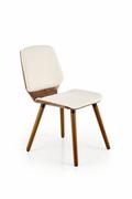 Krzesła - Krzesło ze sklejki K511 kremowy / orzechowy - miniaturka - grafika 1