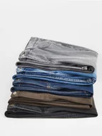 Spodnie damskie - Reserved - Jeansy wide leg - brązowy - miniaturka - grafika 1