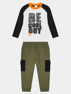 Guess Komplet bluzka i spodnie I3BG12 I3Z13 Biały Regular Fit - Bluzki damskie - miniaturka - grafika 1