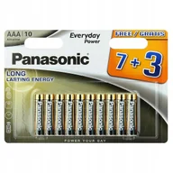 Baterie i akcesoria - 10x Baterie Alkaliczne LR03 R03 AAA 1,5V Panasonic - miniaturka - grafika 1