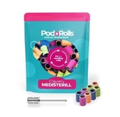 Frezarki do paznokci - Nakładki ścierne do frezarki Kapturki mix 50sztuk + nośnik - miniaturka - grafika 1