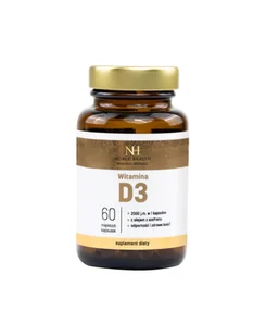 Noble Health Witamina D3 2000 j.m., Kapsułki 60 szt. - Witaminy i minerały - miniaturka - grafika 1