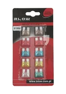 Akcesoria car audio - BLOW Bezpieczniki samochodowe zestaw 10szt 10szt - miniaturka - grafika 1