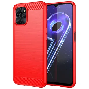 Pokrowiec König Design kompatybilny z plastikowym, miękkim etui na telefon realme 10s - Etui na telefon komórkowy czerwone - Etui i futerały do telefonów - miniaturka - grafika 1