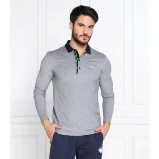 BOSS GREEN Polo Pleesy 4 | Skinny fit | pima - Koszule męskie - miniaturka - grafika 1