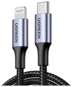 Kable USB - UGREEN US304 Lightning do USB-C PD 3A 1.5m - miniaturka - grafika 1