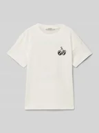 Koszulki dla dziewczynek - T-shirt z nadrukowanym motywem - miniaturka - grafika 1