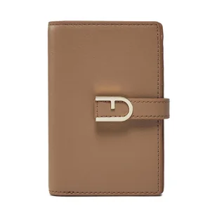 Duży Portfel Damski Furla Flow S Compact Wallet WP00401-BX2045-1257S-1007 Beżowy - Portfele - miniaturka - grafika 1