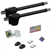 Zestawy do bram - ROGER Zestaw do bram skrzydłowych KIT MONOS4 220 L o max długościach skrzydeł 4m+4m - miniaturka - grafika 1