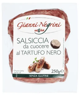 Kiełbasa salsiccia grill al tartufo nero 250g - Gianni Negrini - Pasztet i przetwory mięsne - miniaturka - grafika 1