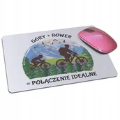Podkładki pod mysz - Podkładka pod mysz myszkę GÓRY ROWER kolarz - miniaturka - grafika 1