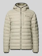 Kurtki męskie - Kurtka pikowana z kapturem i logo - miniaturka - grafika 1