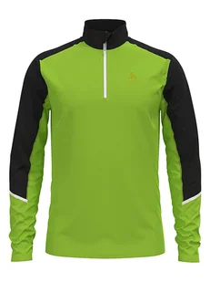 Odlo Koszulka funkcyjna "Sengg" w kolorze zielonym - Koszulki sportowe męskie - miniaturka - grafika 1