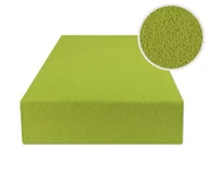 Prześcieradła - Prześcieradło Z Gumką 140X200 Frotte Zielony - miniaturka - grafika 1