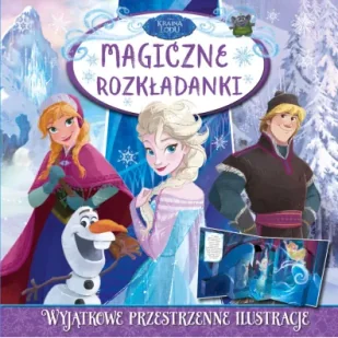 Magiczne rozkładanki. Disney Kraina Lodu - Książki edukacyjne - miniaturka - grafika 1