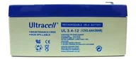 Baterie do zasilaczy awaryjnych UPS - Akumulator AGM ULTRACELL UL 12V 3.4Ah żelowy - - 38 sklepów w całej Polsce - miniaturka - grafika 1
