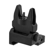 Osprzęt do wiatrówek - UTG - Muszka składana do AR15 - Picatinny - Czarna - MNT-757 - miniaturka - grafika 1