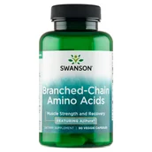 Suplementy naturalne - Swanson AjiPure BCAA 90 kaps. - miniaturka - grafika 1