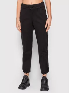 Spodnie damskie - Outhorn Spodnie materiałowe SPDC601 Czarny Regular Fit - grafika 1