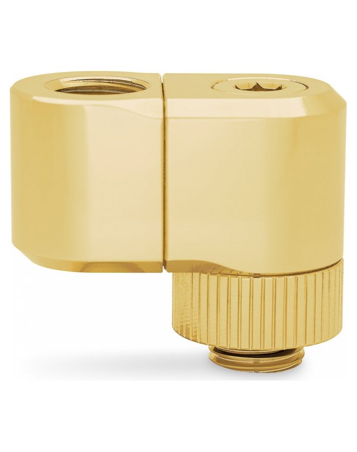 EKWB EK-Quantum Torque Double Rotary Offset 21 - Gold, Connection gold 3831109893142