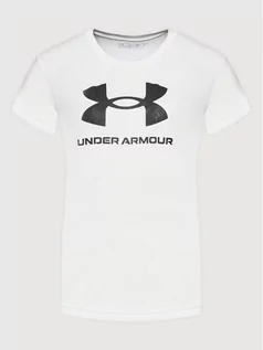 Koszulki dla chłopców - Under Armour T-Shirt Ua Sportstyle Logo 1363282 Biały Loose Fit - grafika 1