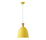 Lampy sufitowe - Żyrandol na lince 1xE27/15W/230V żółty - miniaturka - grafika 1