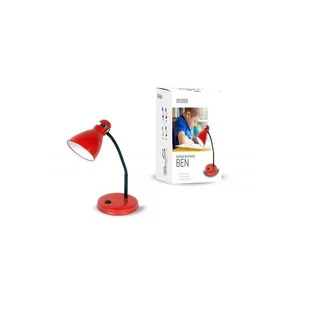 INQ Lampka biurkowa INQ Ben, E27, czerwona, 40 W - Lampy stojące - miniaturka - grafika 1