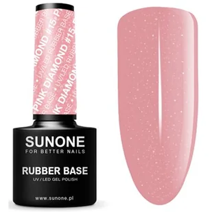 Sunone Rubber Baza kauczukowa Hybryda 5g Pink d 15 - Lakiery hybrydowe Sunone Rubber Baza kauczukowa Hybryda 5g Pink d 15 - Lakiery hybrydowe - miniaturka - grafika 1