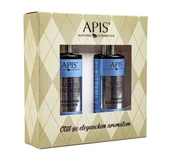 Zestawy kosmetyków męskich - Apis Who's The Boss zestaw prezentowy kosmetyków do pielęgnacji ciała żel pod prysznic 300 ml + krem do ciała i dłoni 300 ml - miniaturka - grafika 1
