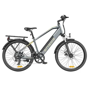 ENGWE P26 Zawieszenie przednie E-bike Rower górski 26 '' Opona 36V 250W Silnik 25 km / h Maksymalna prędkość 17 Ah Akumulator - szary - Rowery - miniaturka - grafika 1