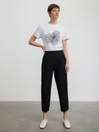 Spodnie damskie - BGN Spodnie w kolorze czarnym - miniaturka - grafika 1