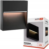 Lampy ogrodowe - Kinkiet Lampa zewnętrzna elewacyjna Schodowa 5W = 550 lm 4000K SuperLED - miniaturka - grafika 1