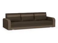 Sofy i kanapy - Kanapa sofa 3 os z funkcją spania CONDI brązowa - miniaturka - grafika 1