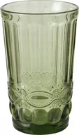 Szklanki - Boltze Ozdobna szklanka z zielonego szkła, AURORA, 300 ml - miniaturka - grafika 1