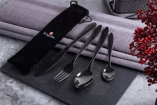 SZTUĆCE 4 ELEM. BERLINGER HAUS BH-2726 BLACK SILVER - Zestawy sztućców - miniaturka - grafika 3