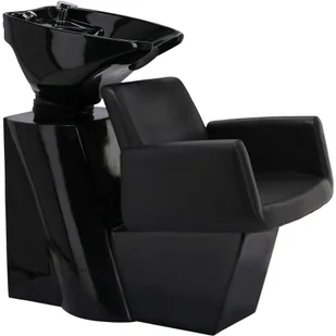Myjnia myjka fryzjerska barberska Aurora do salonu fryzjerskiego barberskiego ruchoma ceramiczna misa armatura bateria słuchawka - Myjki fryzjerskie - miniaturka - grafika 1
