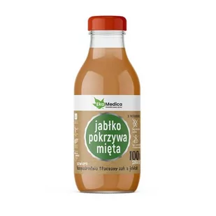 EkaMedica Jabłko pokrzywa mięta Sok, 300ml - Soki i napoje niegazowane - miniaturka - grafika 1