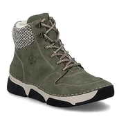 Botki damskie - Botki damskie Rieker 45955-54 zimowe ocieplane kożuchem za kostkę-38 - miniaturka - grafika 1