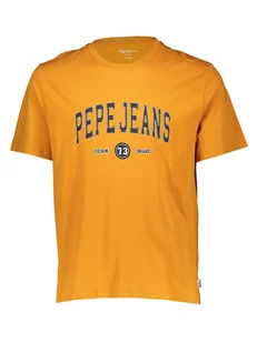 Pepe Jeans Koszulka w kolorze pomarańczowym - Koszulki męskie - miniaturka - grafika 1