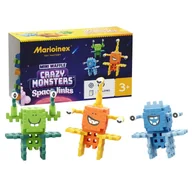 Klocki - Marioinex Klocki Mini Waffle Crazy Monsters Space Jinks 60 El. - miniaturka - grafika 1