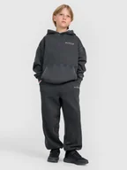 Spodnie i spodenki dla chłopców - 4F Spodnie dresowe joggery chłopięce - szare 122 (6-7 lat) - miniaturka - grafika 1