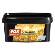 Tynki - Farba dekoracyjna DIAMENTO 3D aqua 1 l FOX - miniaturka - grafika 1