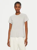 Koszulki i topy damskie - Patrizia Pepe T-Shirt 8M1543/J111-S702 Szary Regular Fit - miniaturka - grafika 1
