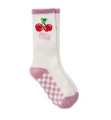 Skarpetki damskie - Skarpety Dziecięce VANS Ticker Crew Pink Dawn (1 para)VN000R32EN71 XS - miniaturka - grafika 1